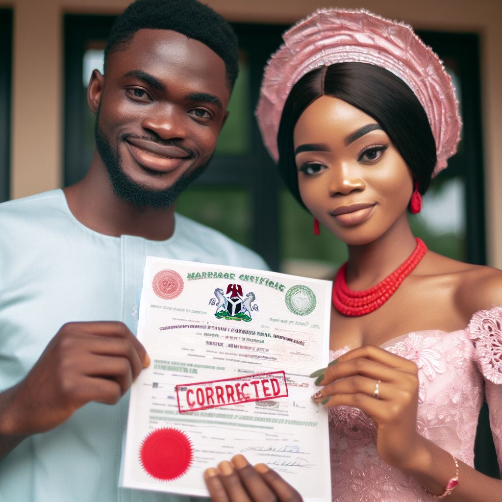 Correcting Errors on Nigerian Marriage Certificates