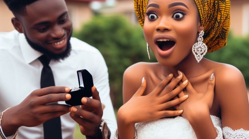 Creative Proposal Ideas with a Naija Twist to Surprise Her