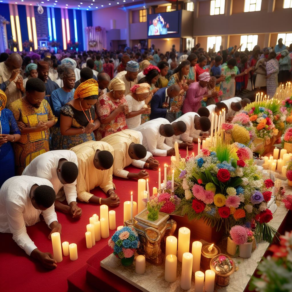 Harmonizing Love and Faith: Nigerian Couple's Anniversary Prayer Rituals