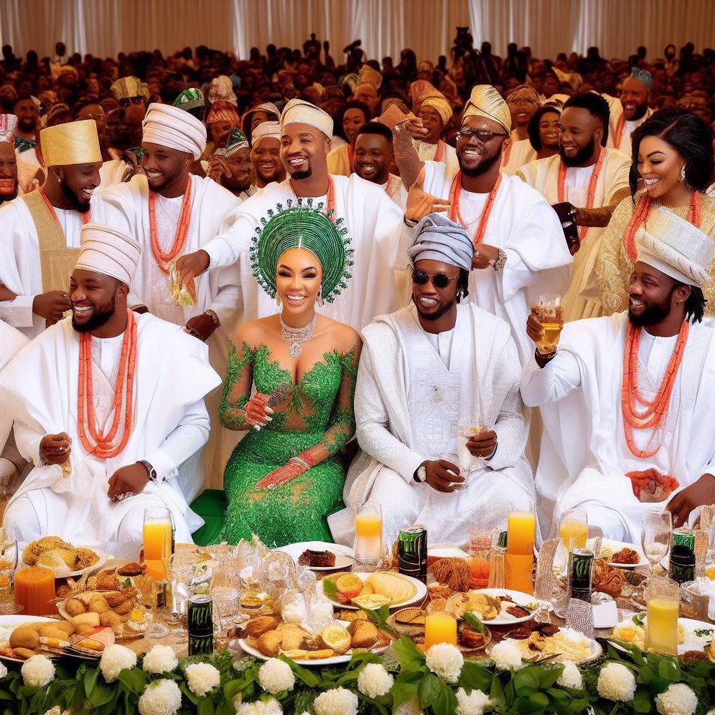 Nigerian Celebrities and Their Most Memorable Wedding Toasts