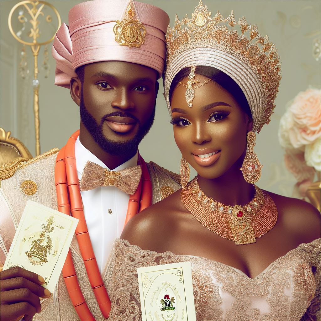 Nigerian Royal Wedding Invitations: Designing with Elegance
