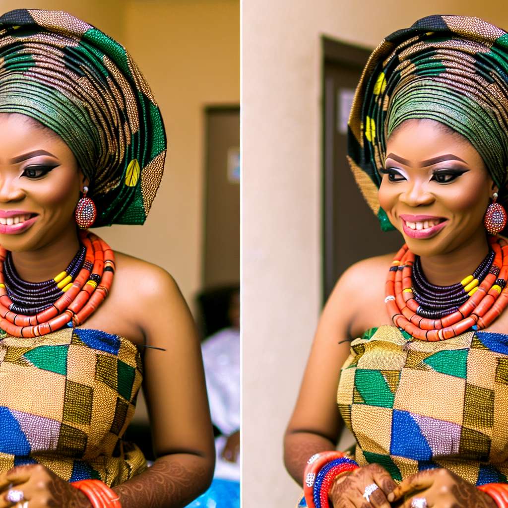Incorporating Traditional Accessories into Nigerian Wedding Looks