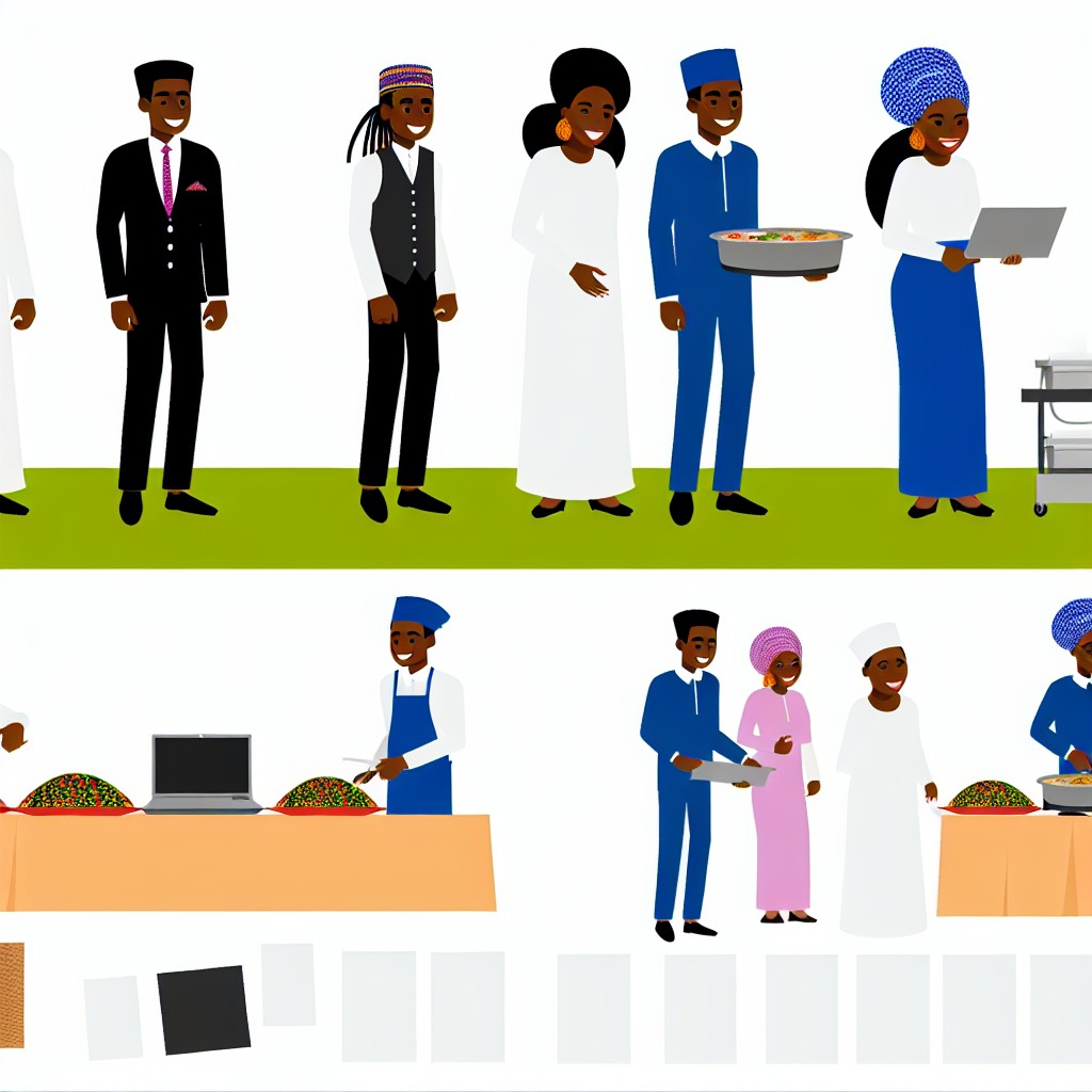 Tefal Catering Services and Party Extras Kaduna | Multicultural Cuisine & Event Catering