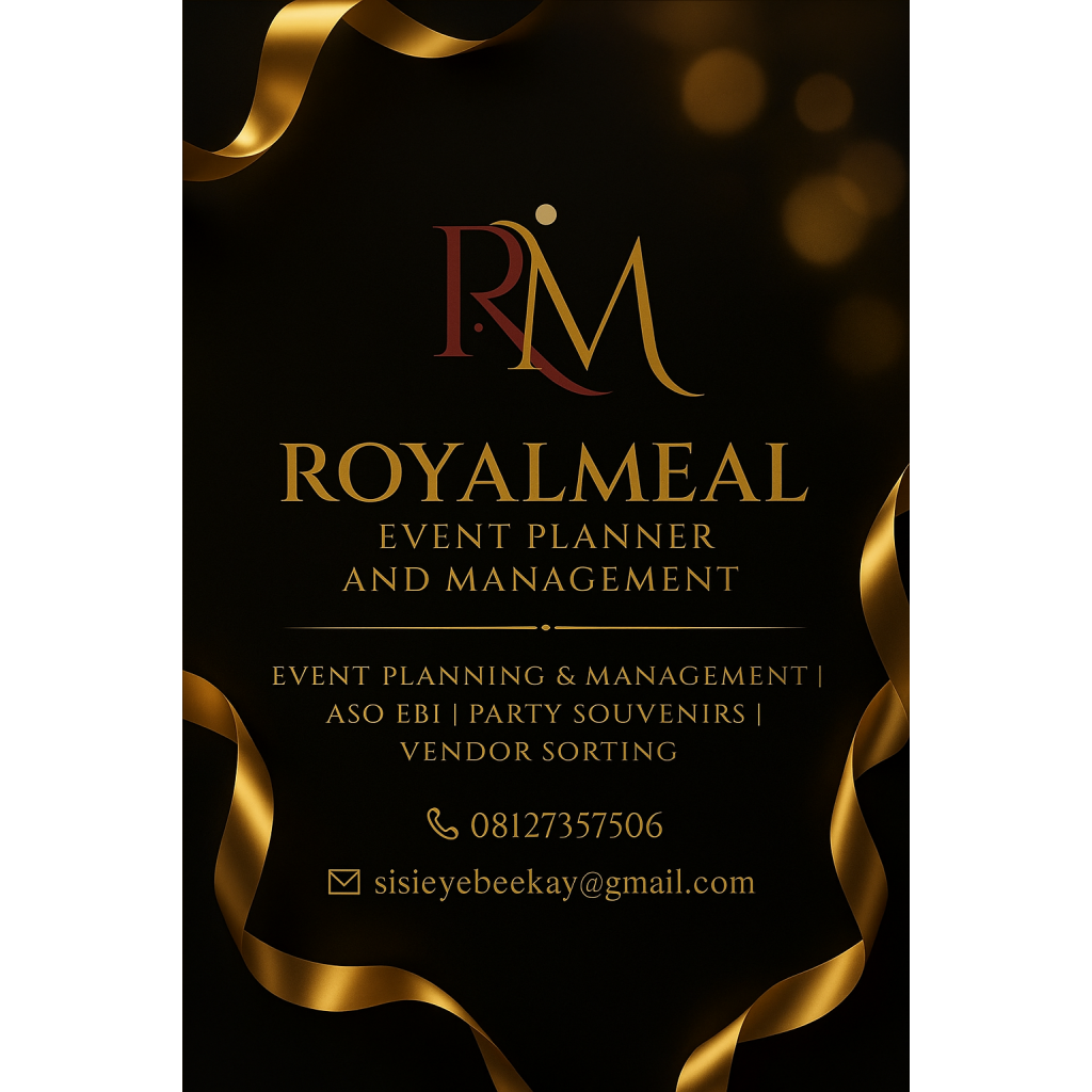 RoyalMeal Event Planner and Management in Lagos | Wedding and Event Services