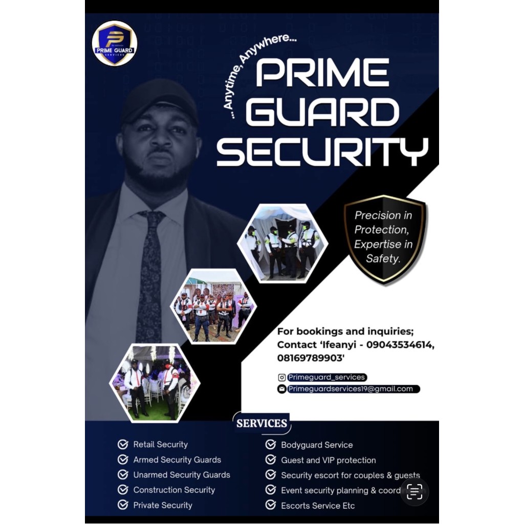 Prime Guard Services in Lagos – Security Solutions with 10+ Years ...