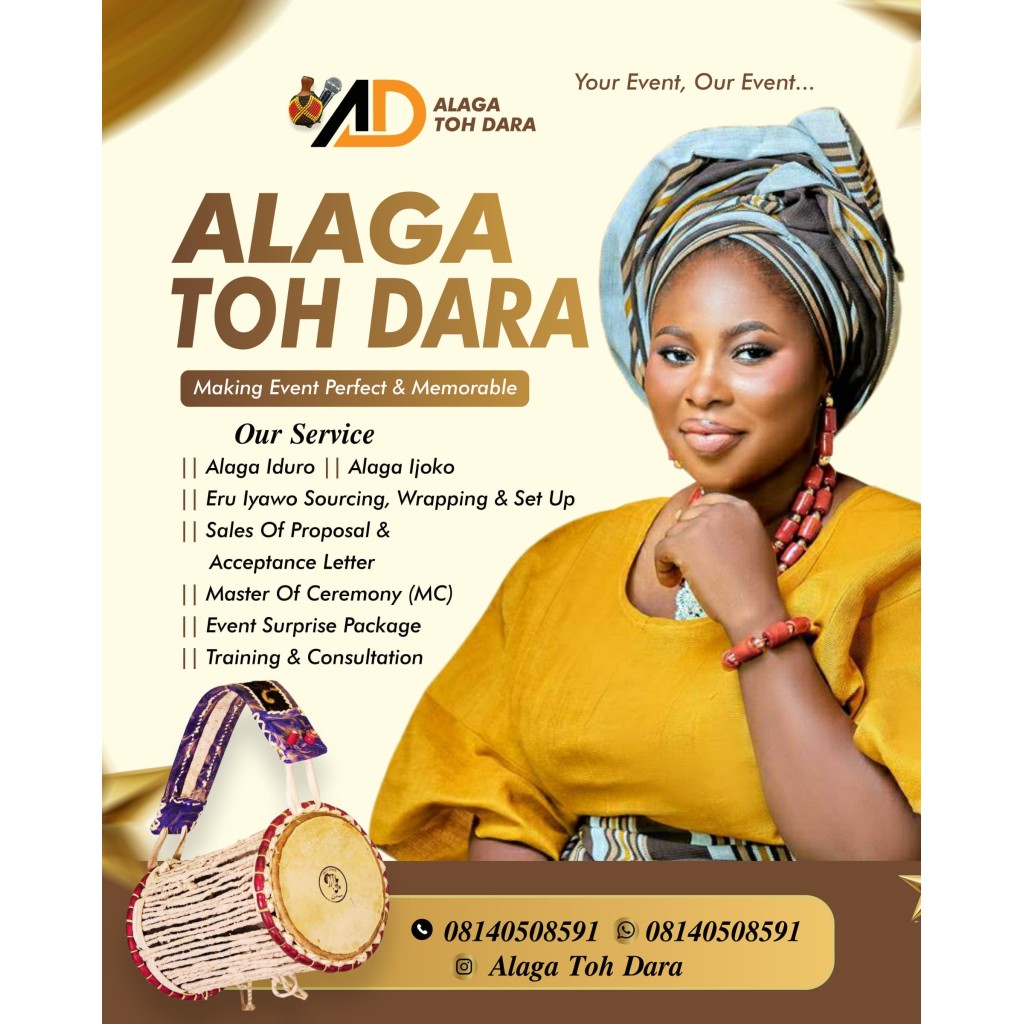 Alaga Tǒh Dara in Akure | Traditional Yoruba Wedding Ceremony Services