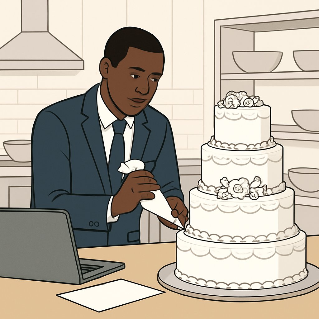 Lycy's Kraft Wedding Cake Baking Services in Lagos with Prompt Delivery