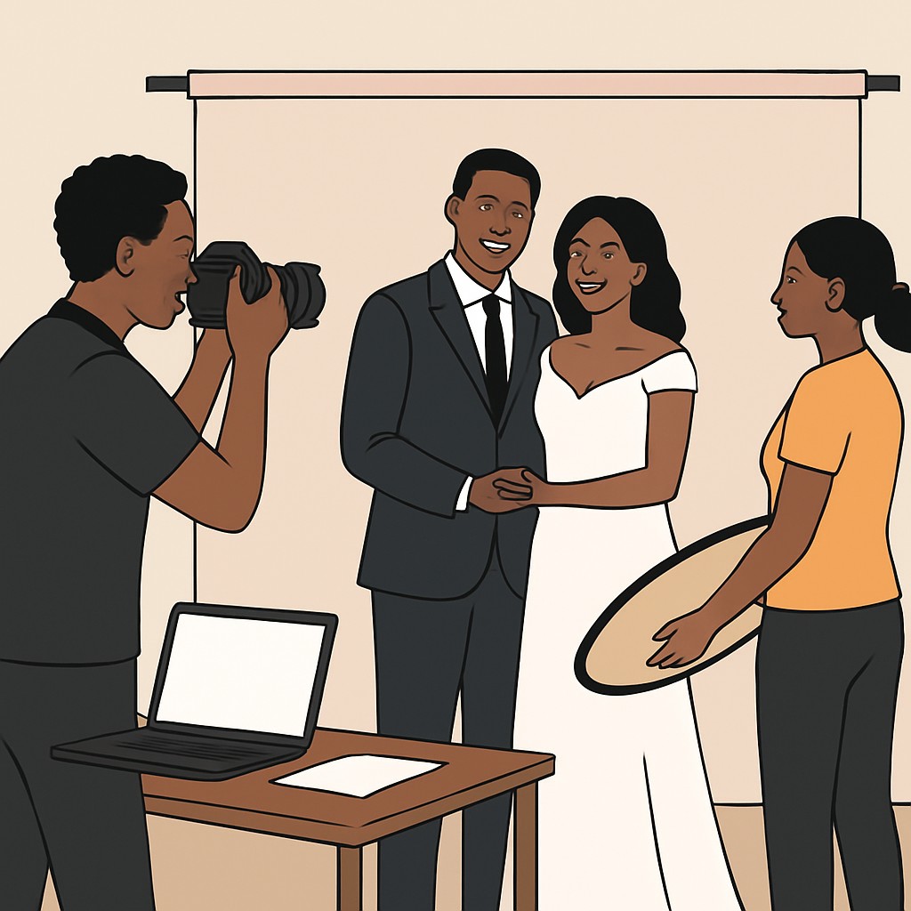 VIP Iconic Studio Ikotun Lagos Engagement and Wedding Photography