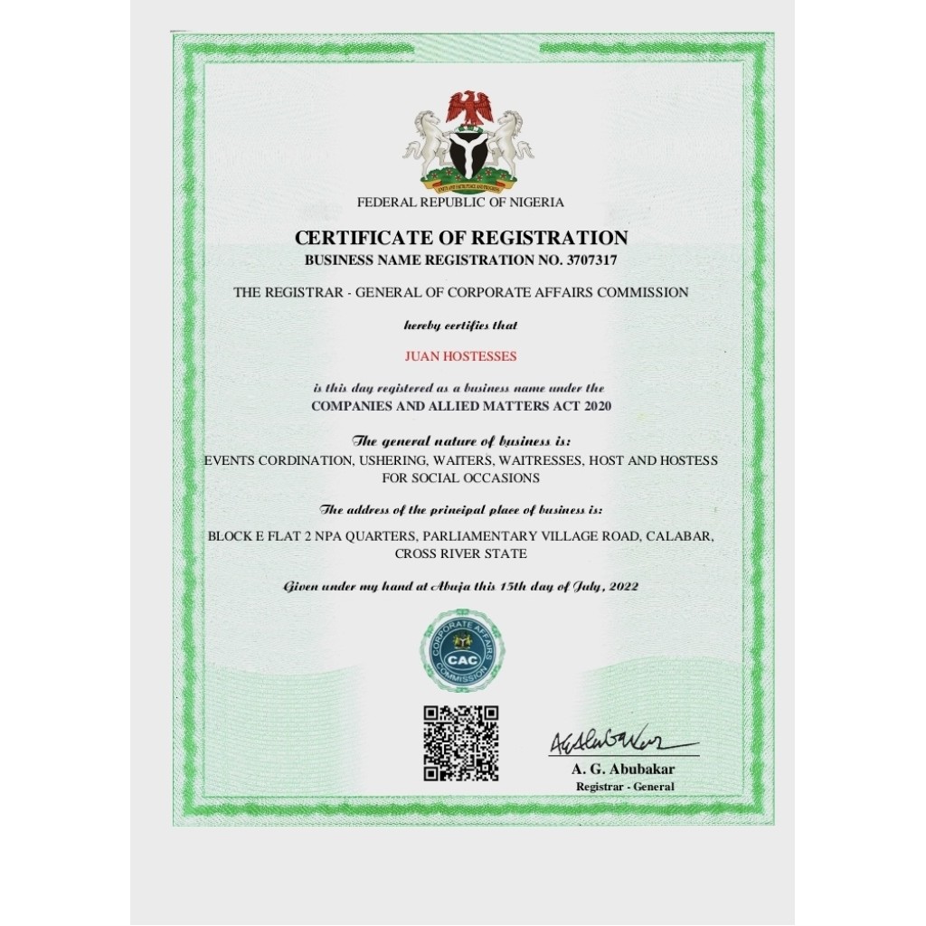 Juan Hostesses Abuja Event Staffing Agency: Coordinators and Hosts