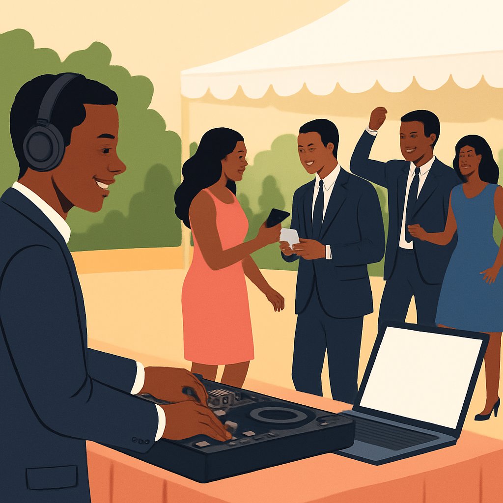 DJ BLAACK Amuwo Odofin Lagos Wedding and Event DJ Services with NFC