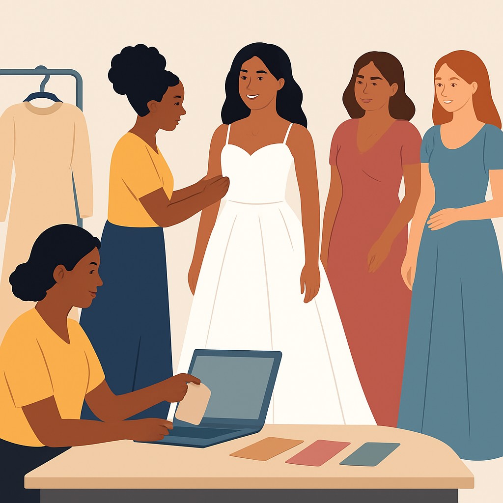 KT Stitches Agbarho: Bridal Gowns, Bridesmaid Dresses and Styling