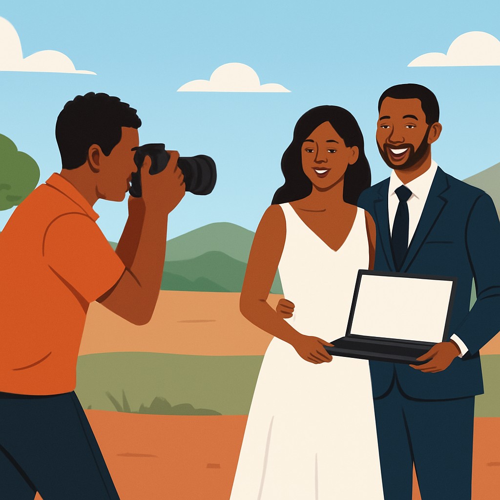 Lucious Pictures Wedding Photographer in Kuje, Abuja — on-Location