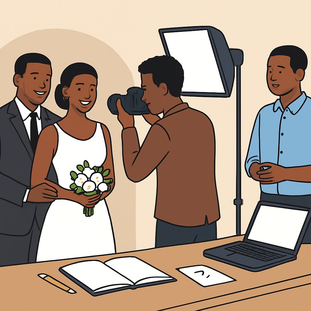 Makinstar Interlinks Abraka Wedding Photography and On-Site Printing