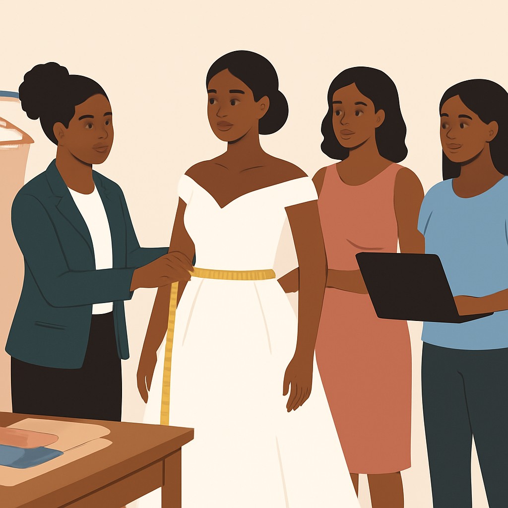 Orban Prinze World Ibadan: Bridal & Bridesmaid Attire and Alterations