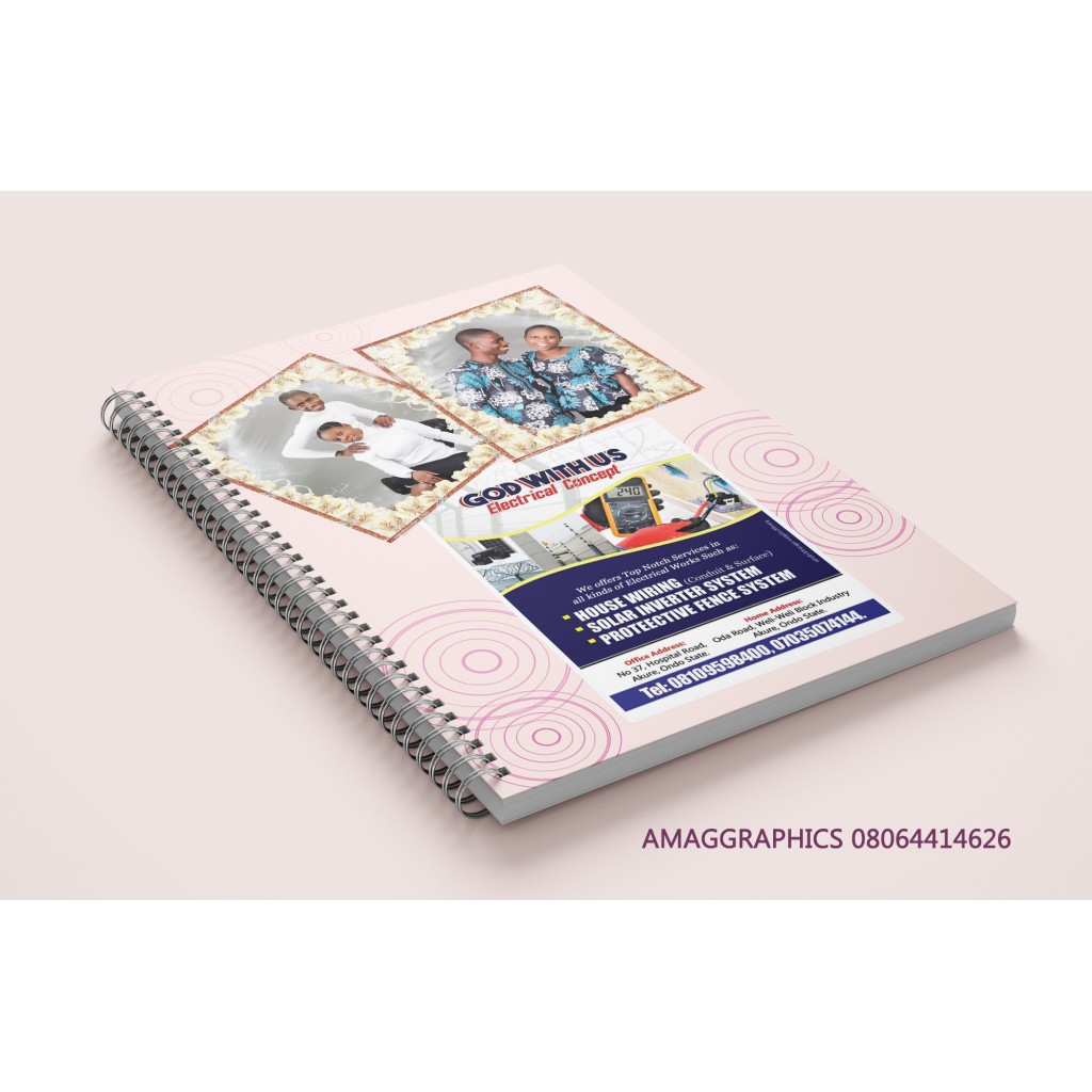 Amag Graphics Production Akure Wedding Stationery & Photo Retouching