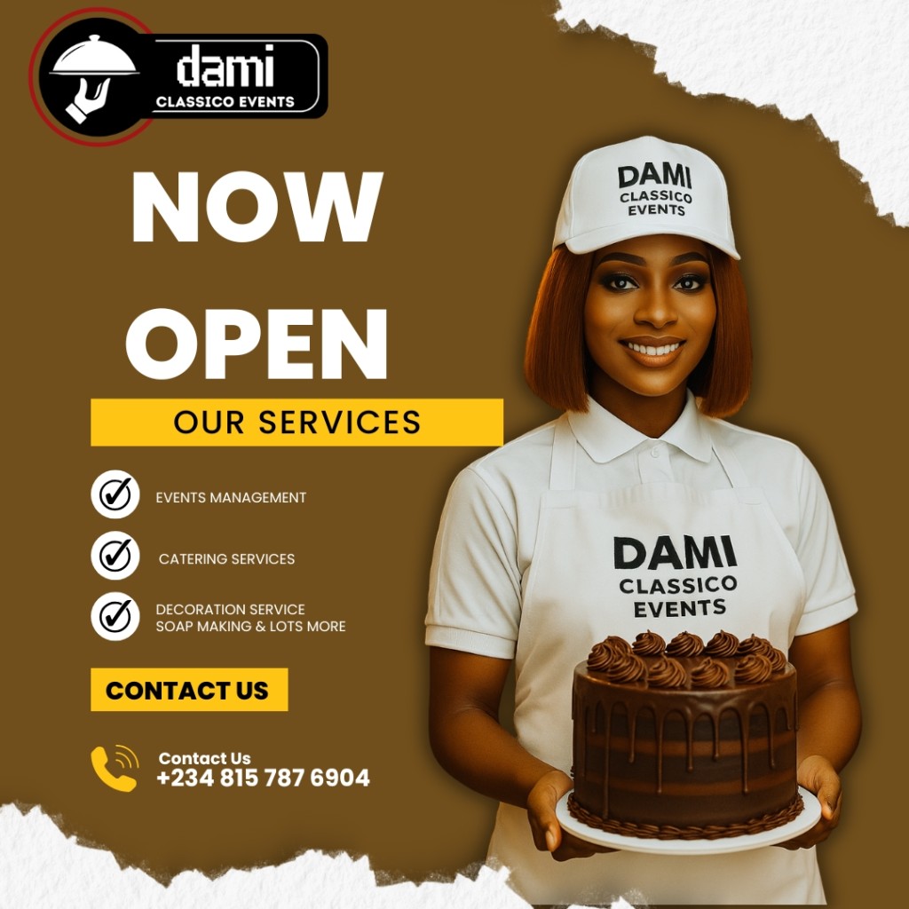 Dami Classico Events Ibadan — Wedding Decor, Catering and Planning
