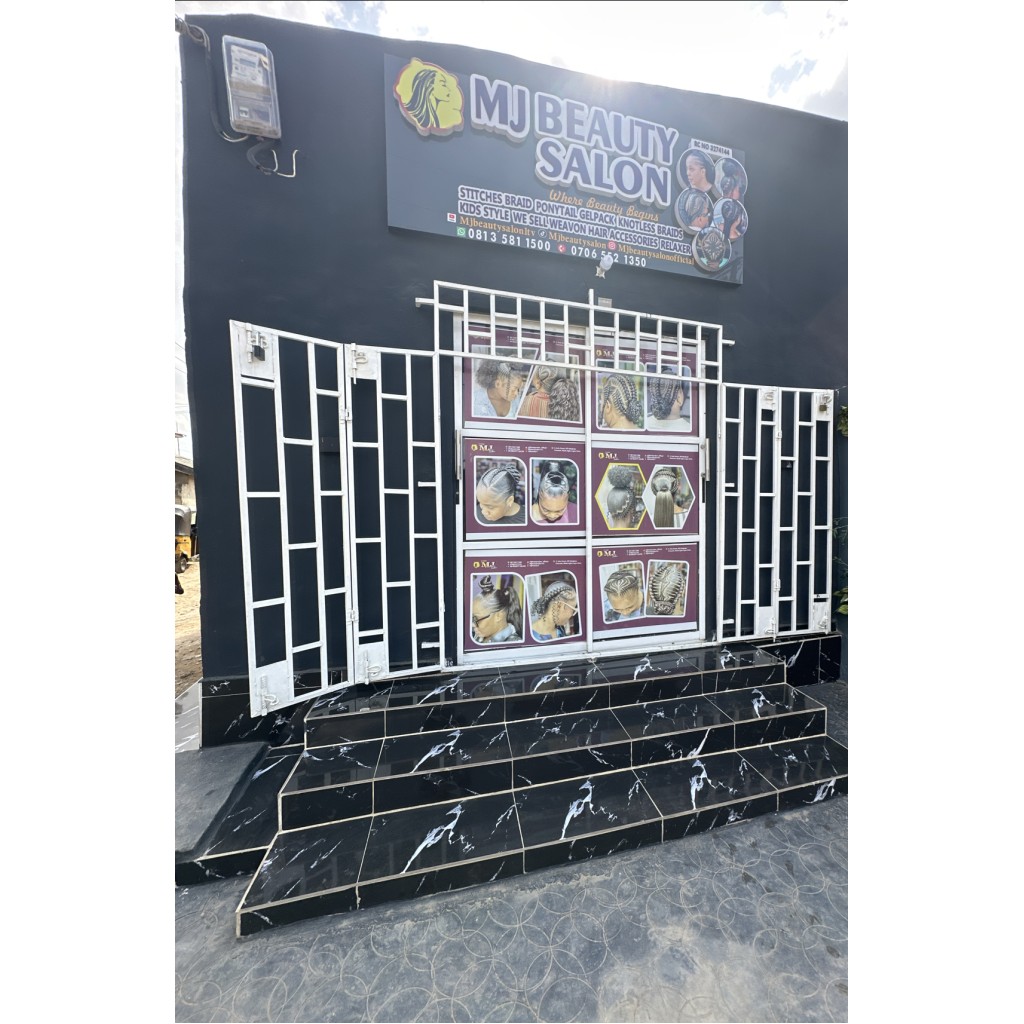 MJ Beauty Salon Abule Egba, Lagos — Bridal Hair and Beauty Services