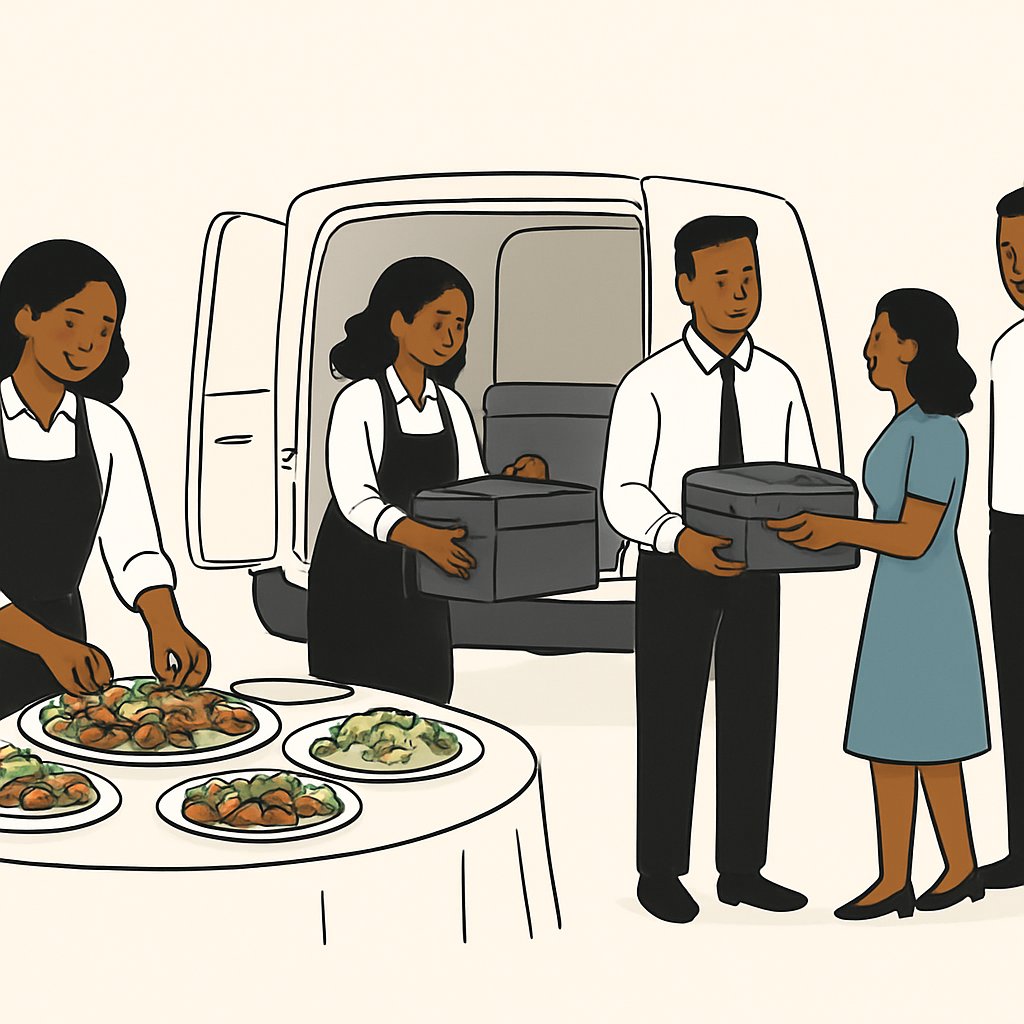 Tryst and Tarts Lagos Wedding and Event Catering with 24-Hour Service