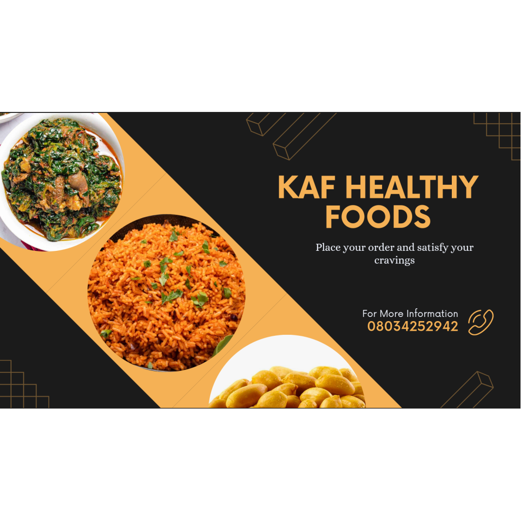 Kaf Healthy Foods Ikorodu Wedding Catering, Delivery & Online Ordering