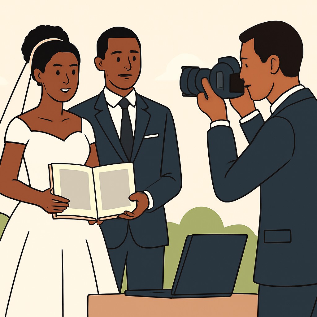 Effect Photography Gboko: White Wedding Photography and Albums