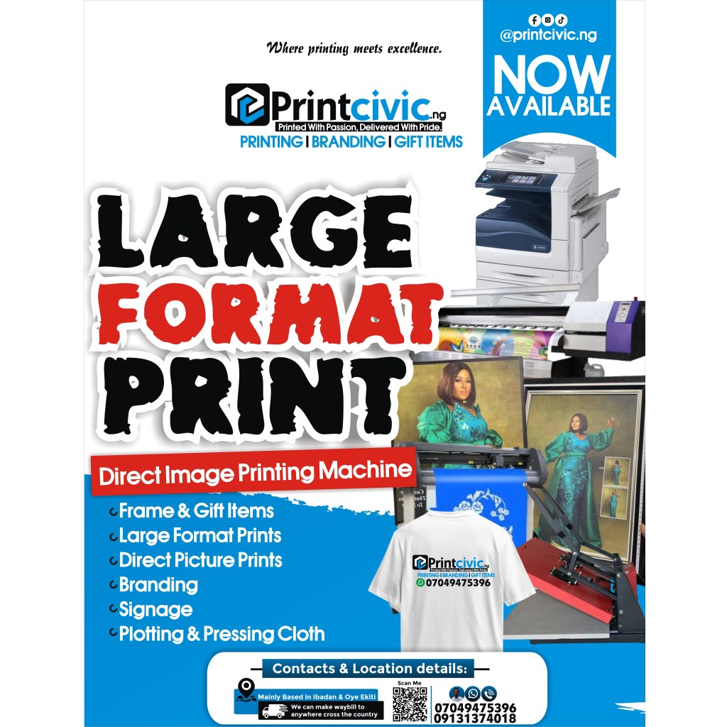 Print Civic Ibadan: Photo Prints, Wedding Albums and Invitations