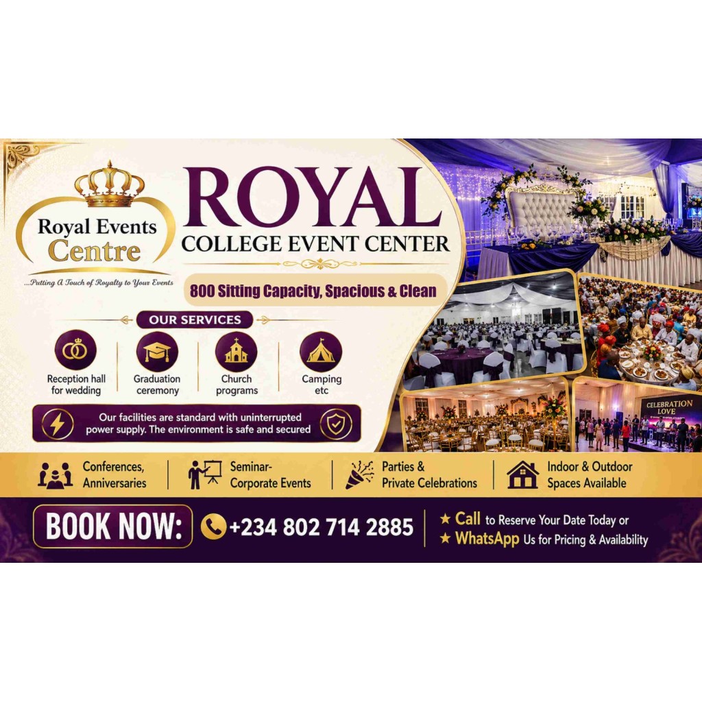 Royal Event Centre Masaka, Nasarawa — Event Venue and Management