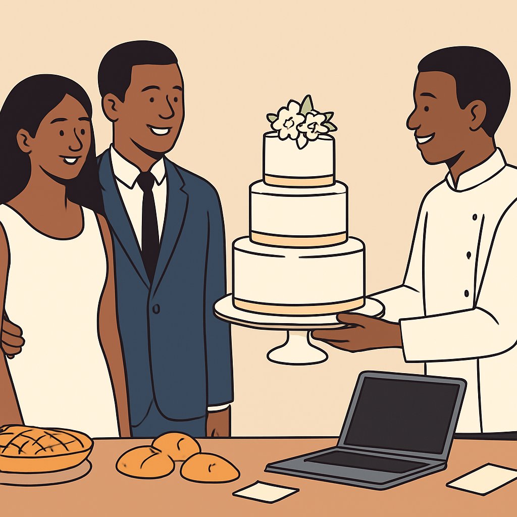 Lewa's Blissful Bite Cake Shop Abeokuta Wedding Cakes and Baked Goods