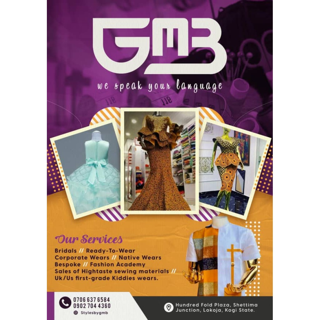 Styles By GMB Lokoja | Bespoke Fashion Design and Event Styling