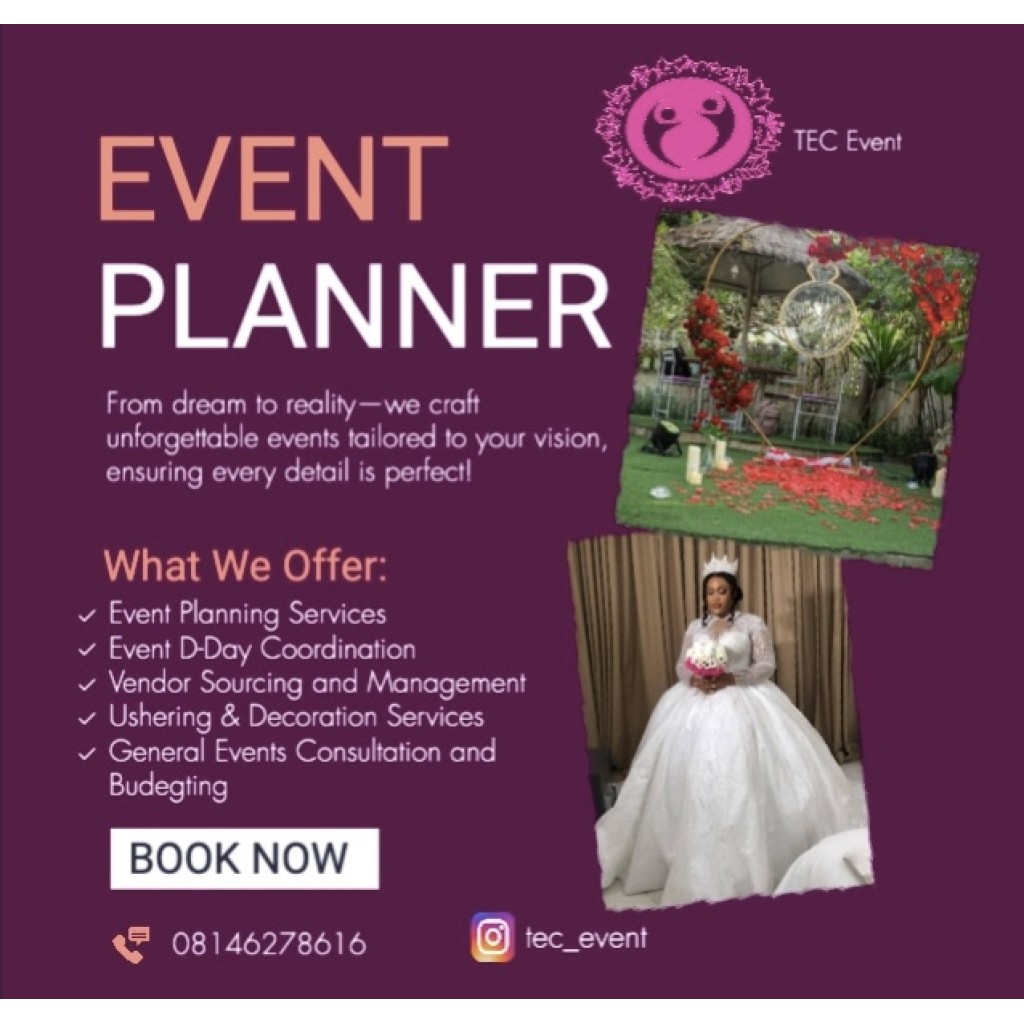 TEC Events Lagos: Wedding and Event Planning with Free Consultation