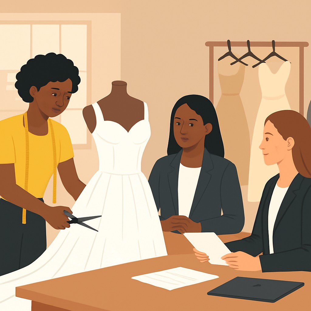 Hassan Fashion House Ogori, Kogi Bespoke Bridal and Event Tailoring