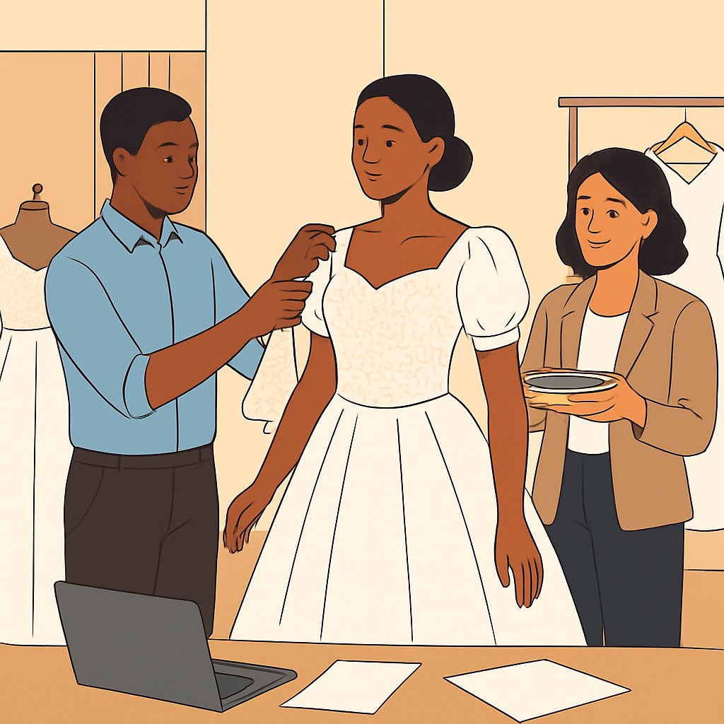 Mr Bigger Kontagora Fashion Designer for Wedding Wardrobe and Styling