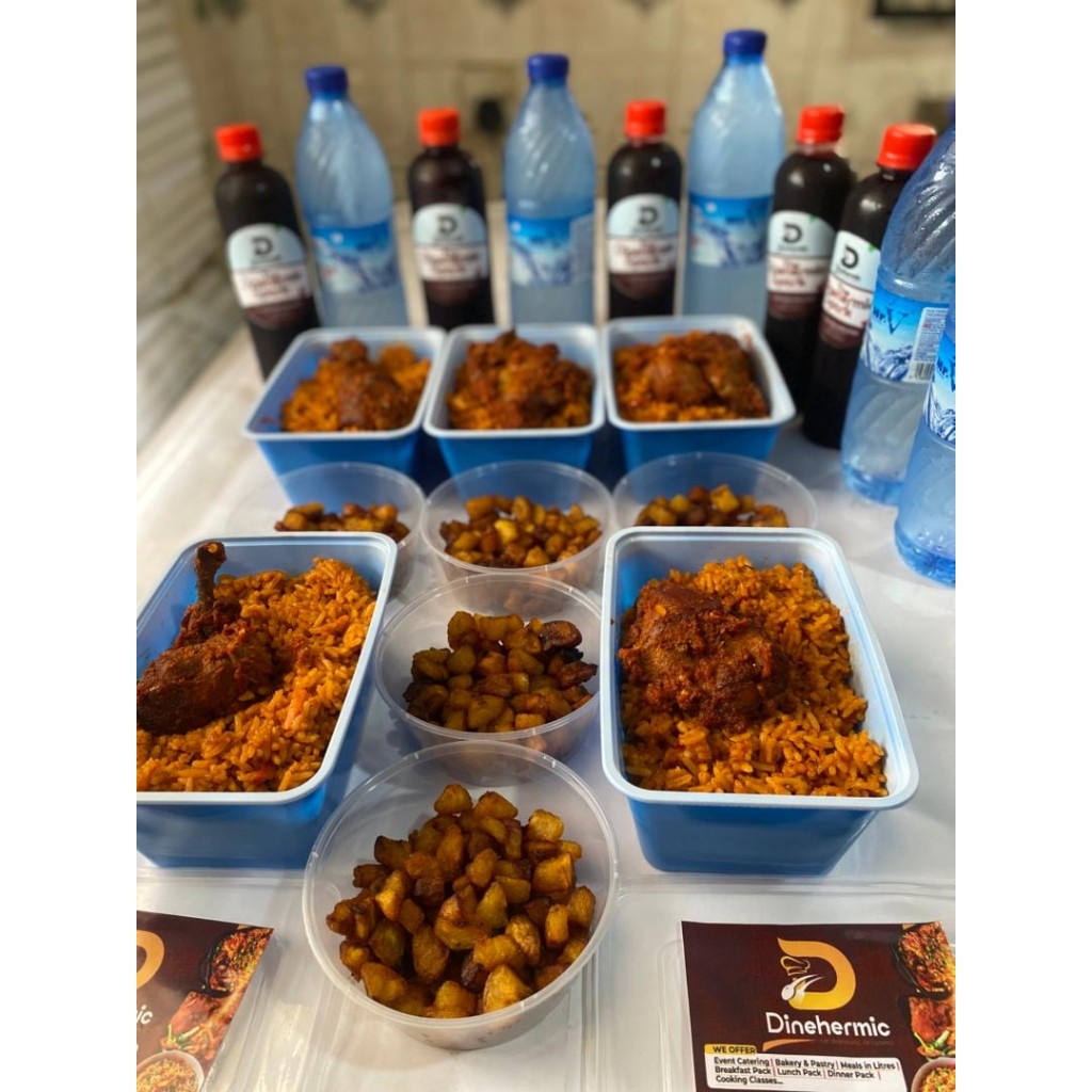 DINEHERMIC Akure Event and Wedding Catering: Jollof, Ofada, Fried Rice