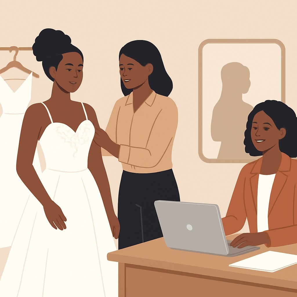 Claire Minks UNN Nsukka Bridal Fittings, Gown Alterations and Styling