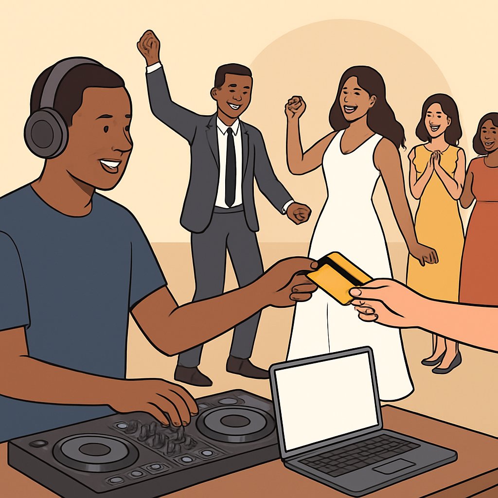 DJ Glitter Ijebu Ode Wedding DJ Services 24/7 Availability Debit Card