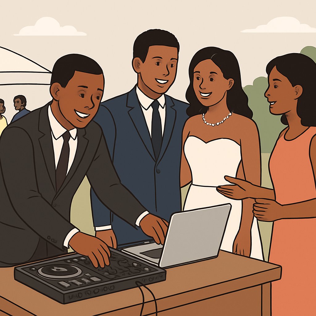 DJ Kiss Wise Eket Mobile DJ Services for Ceremonies and Receptions