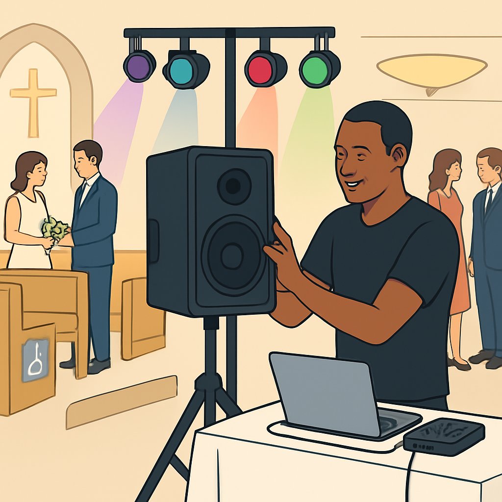 DJ New Scripture Entertainment Ughelli Mobile Wedding DJ PA & Lighting