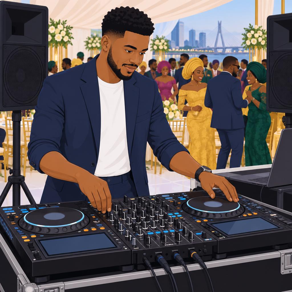 DJ Tellar Music and Art Production Wedding DJ Services in Lagos