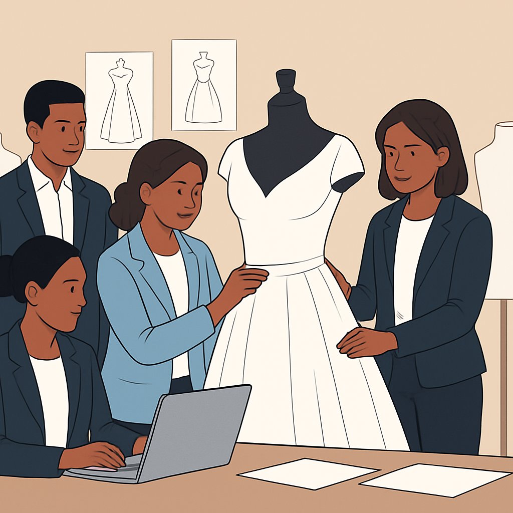 Elege Black School Of Fashion Design, Utako Abuja, Bridal Tailoring