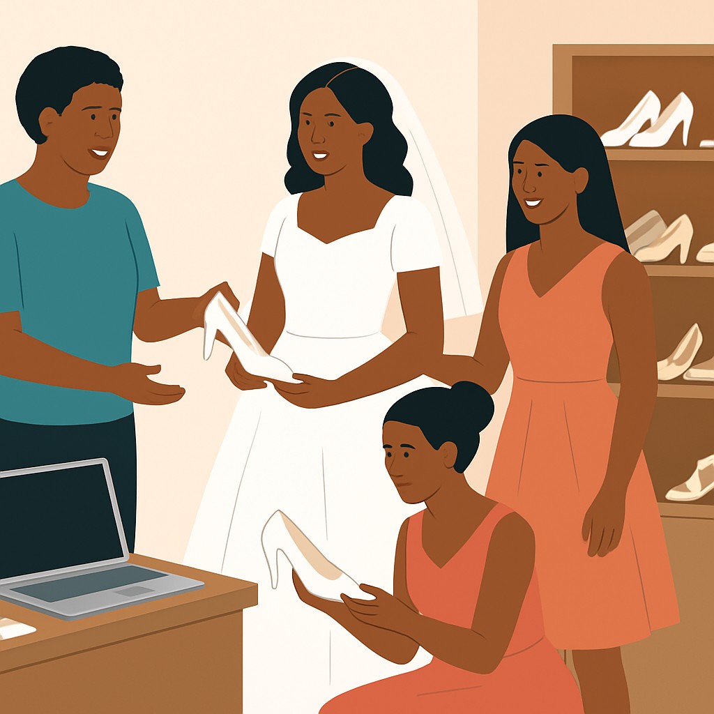 G Nath Collections Makurdi, Benue Wedding and Bridesmaid Shoes