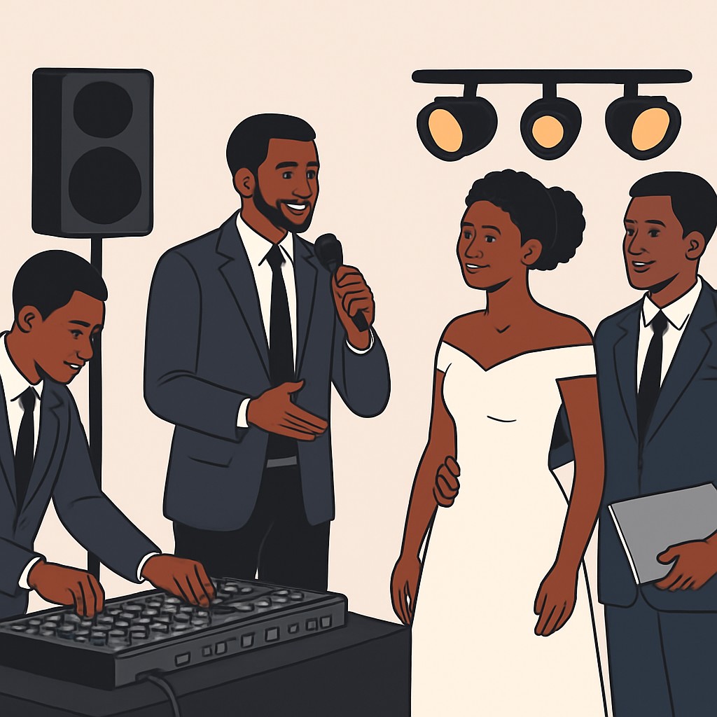 Invincible DJ M.I.C Owerri Imo Wedding DJ and MC with Sound Setup