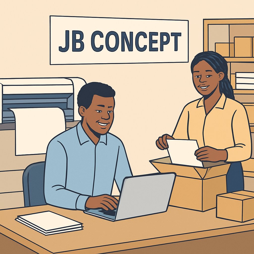 JB Concept Gwagwalada Print Shop and Manufacturer Production Services