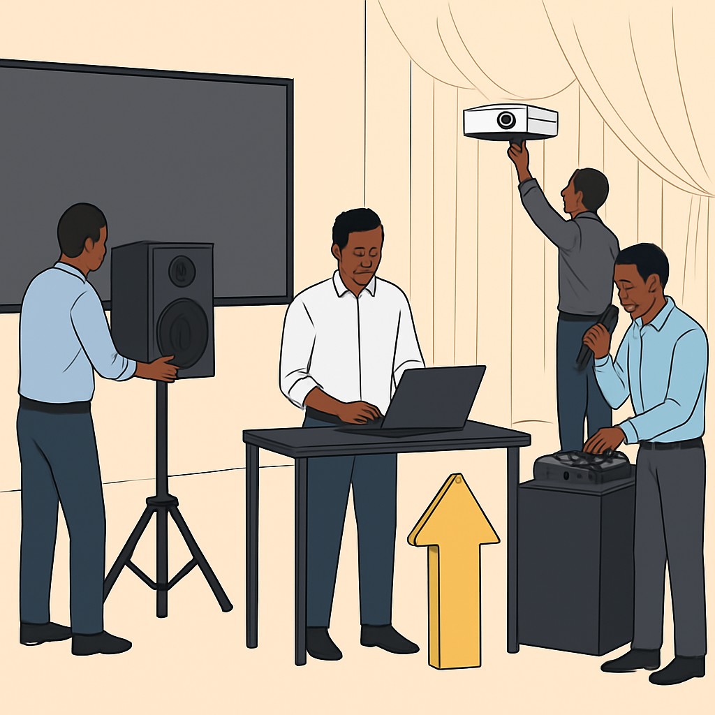 Jotus Technologies Asaba — LED Screens, Projectors and PA Rental