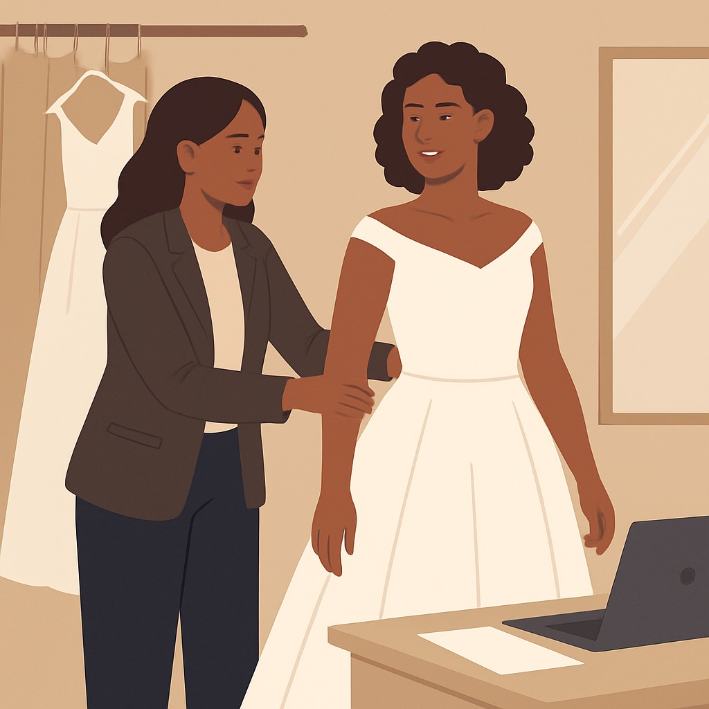 Onize Fashion Collection Ado-Ekiti Bespoke Bridal Gowns and Fittings