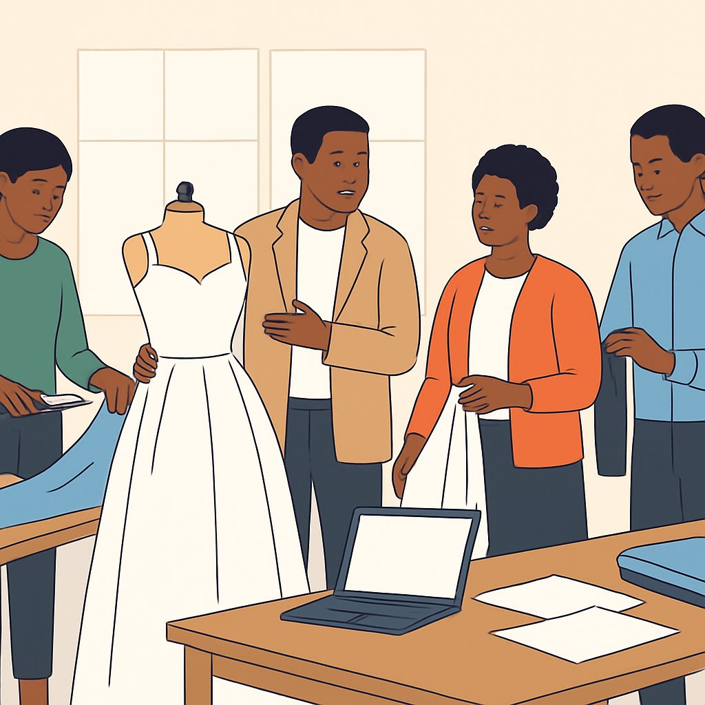 OSC College of Fashion, Ikeja, Lagos: Bridal & Custom Wedding Sewing