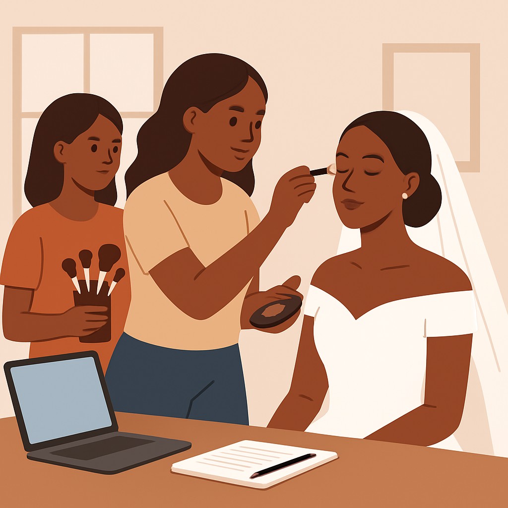 Tolu of She Beauty, Basiri, Ado Ekiti Bridal and Event Makeup