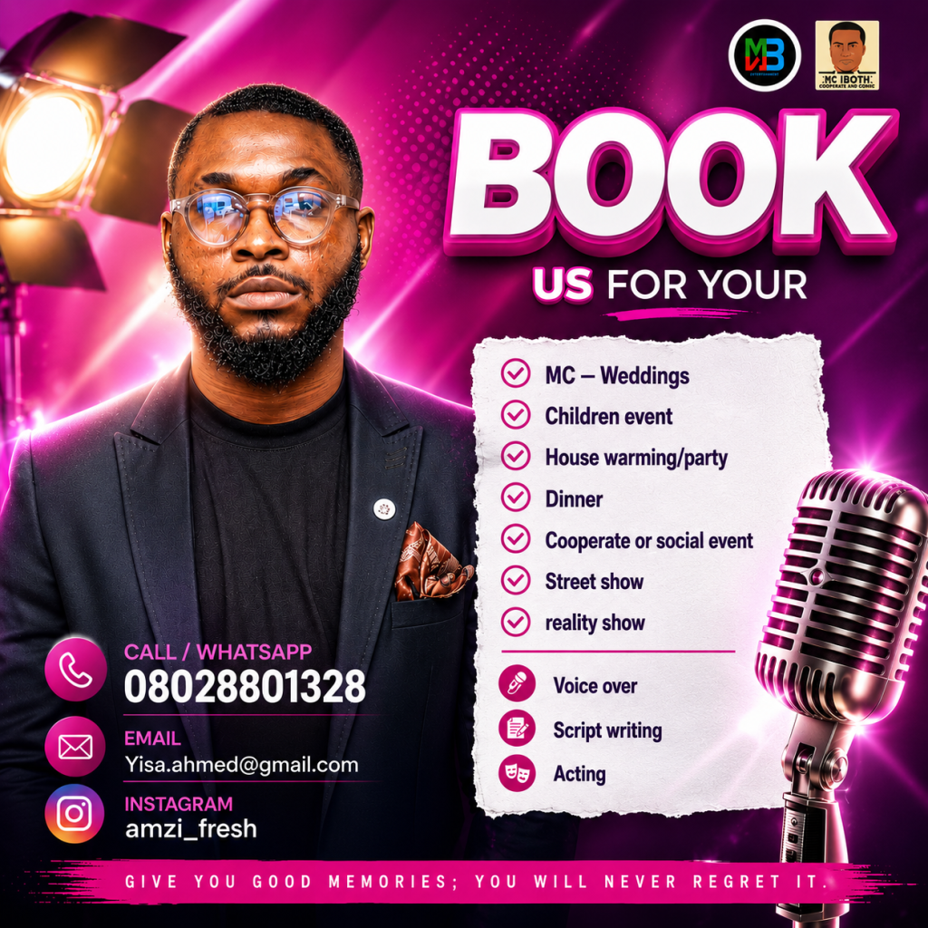 MC Amzi Abuja Wedding MC, Host, Compere For Events and Ceremonies