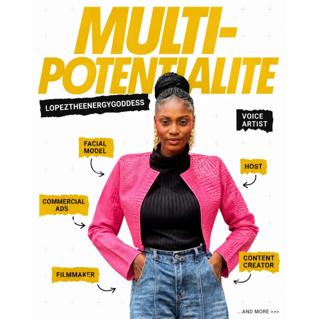Lopez the Energy Goddess Ajegunle Lagos MC and Red Carpet Host