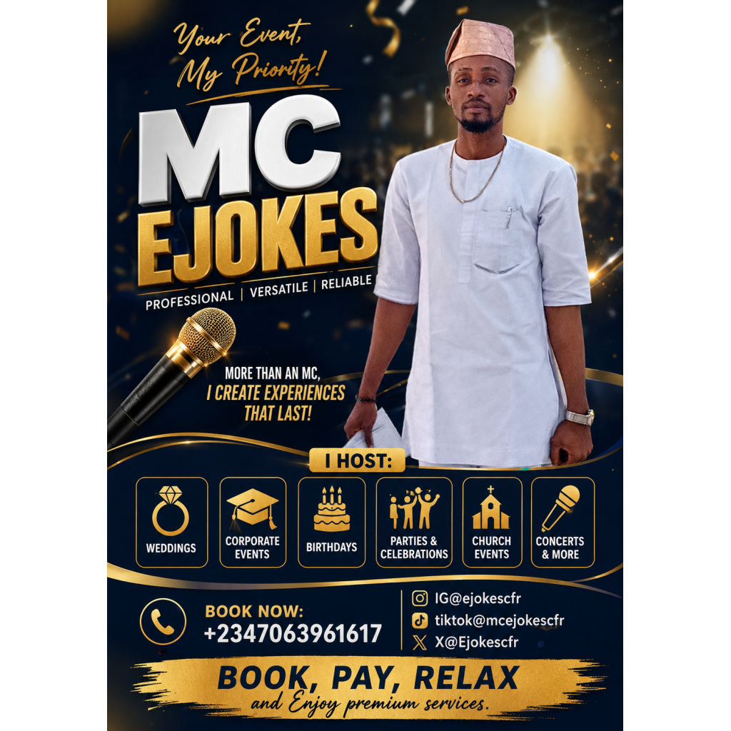 Eplug Ventures Ikeja, Lagos MC Services For Weddings and Events