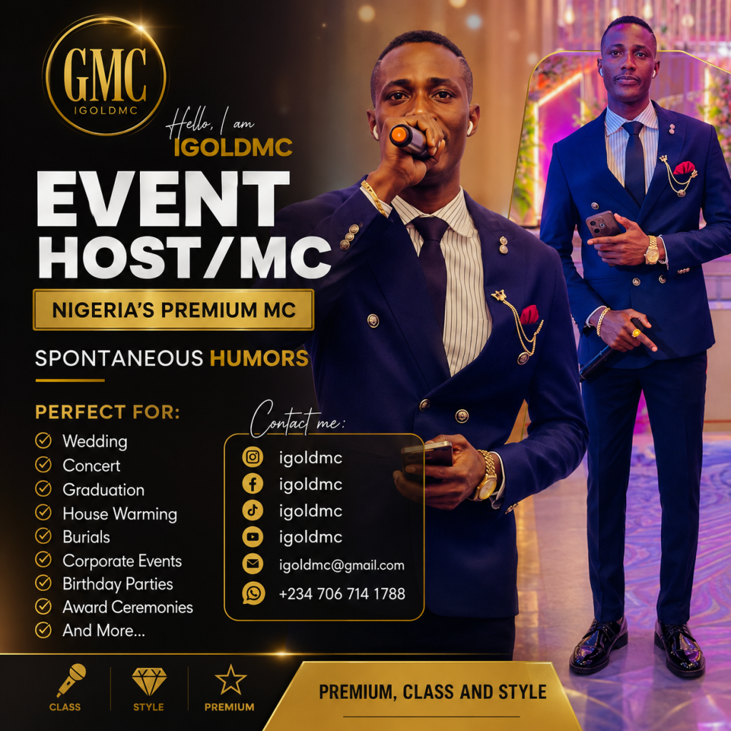 IGOLDMC Entertainment Concepts Ibadan Master of Ceremonies for Weddings