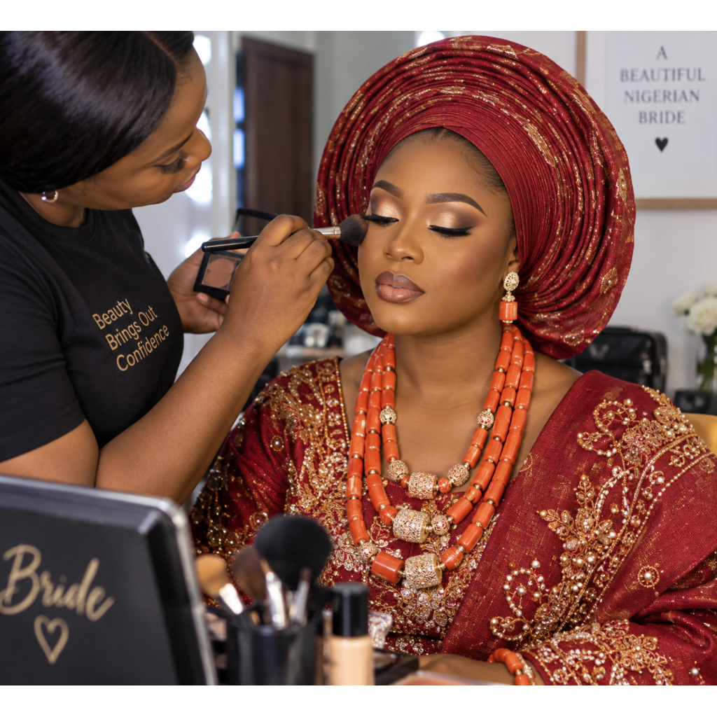Lily's Beauty Salon Ozubulu Bridal Hair Styling and Makeover